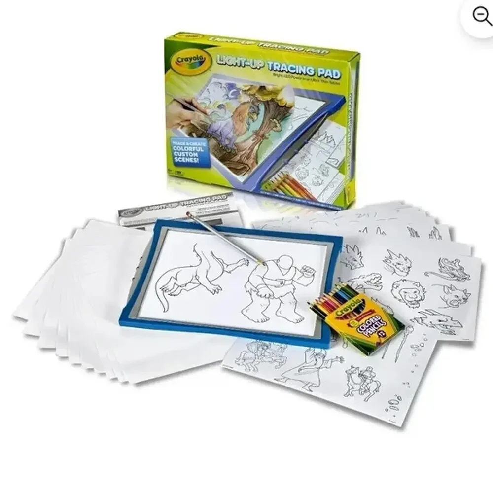 Crayola Light-Up Tracing Pad, Blue, Colored Pencils, Arts & Craft Supplies, Art